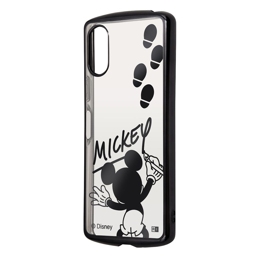 ミッキーマウスサイン_メタリック 耐衝撃 TPUソフトケース METAMORU