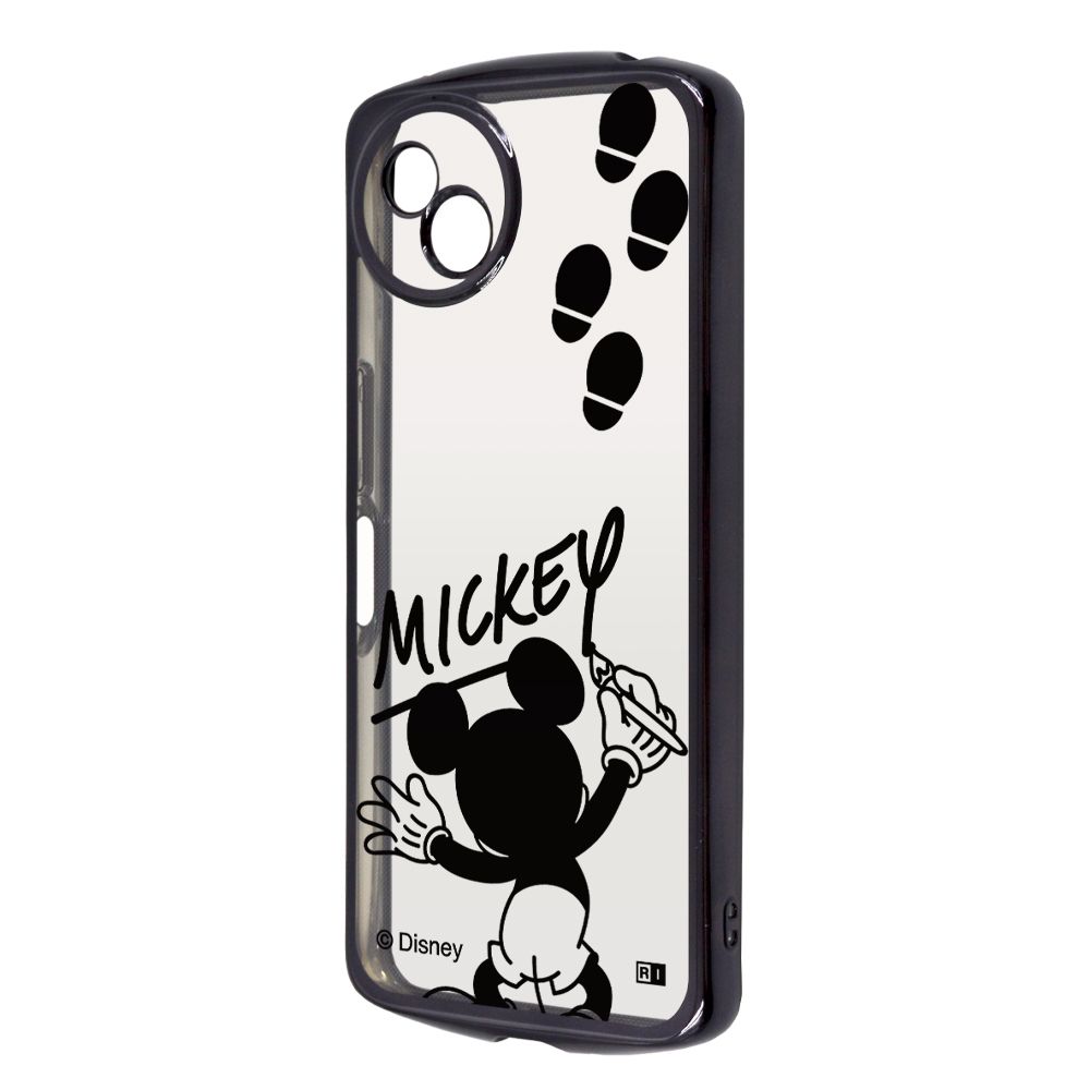 ミッキーマウスサイン_メタリック 耐衝撃 TPUソフトケース METAMORU
