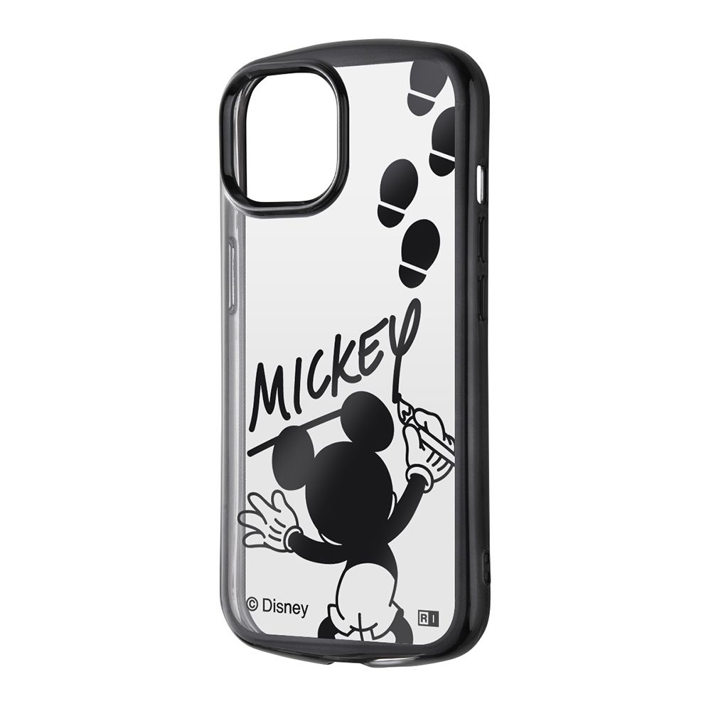 ミッキーマウスサイン_メタリック 耐衝撃 TPUソフトケース METAMORU
