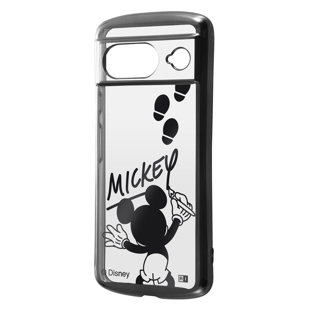 ミッキーマウスサイン_メタリック 耐衝撃 TPUソフトケース METAMORU