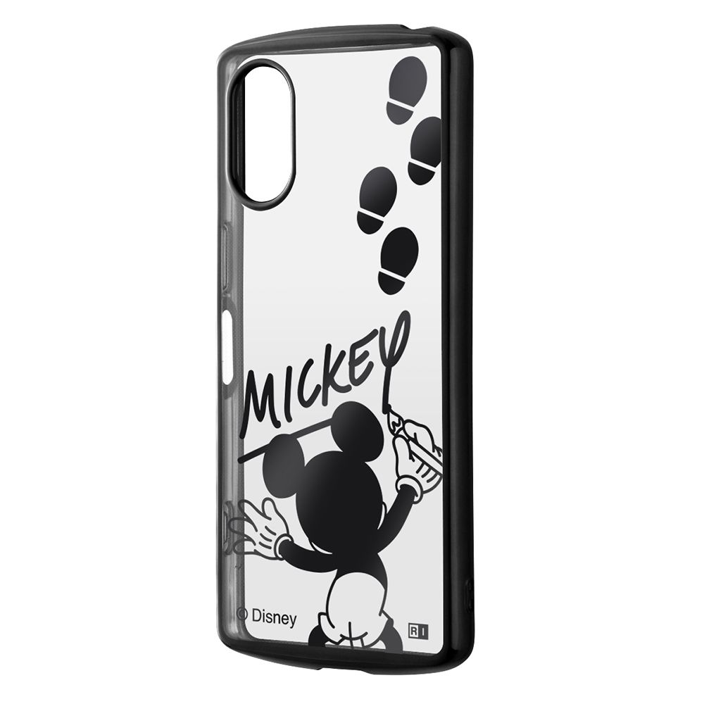 ミッキーマウスサイン_メタリック 耐衝撃 TPUソフトケース METAMORU