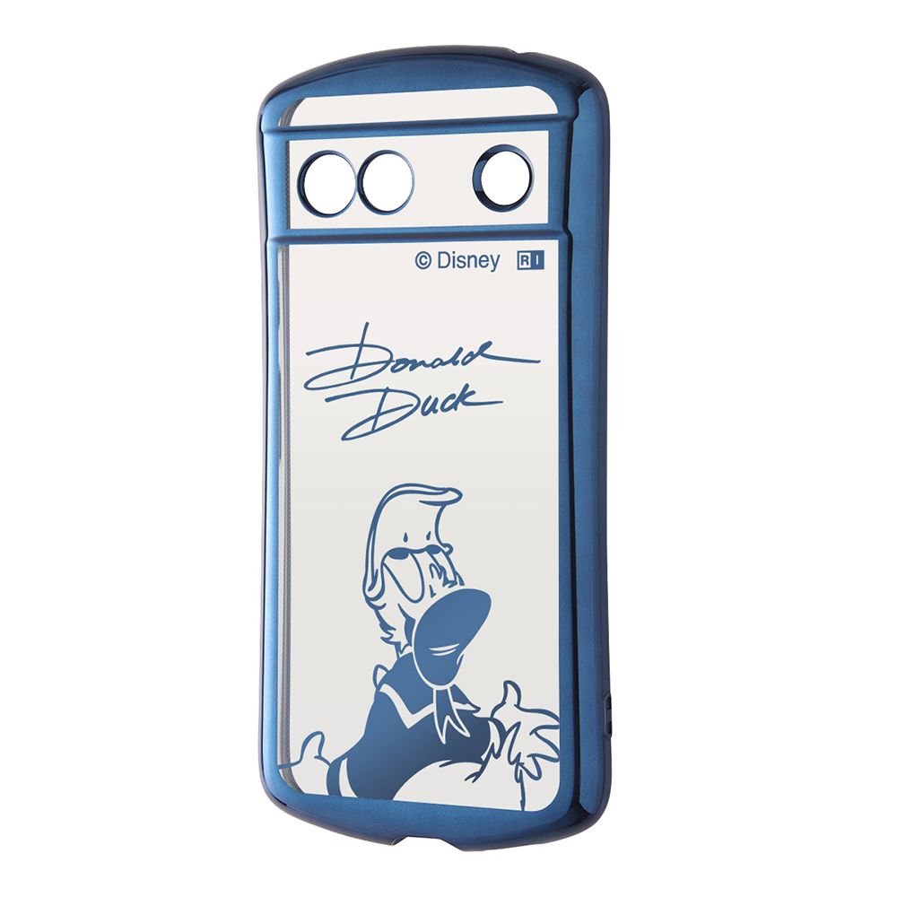 ドナルドダックサイン_メタリック 耐衝撃 TPUソフトケース METAMORU