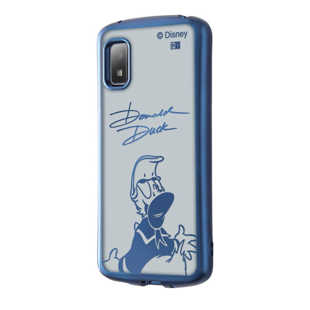 ドナルドダックサイン_メタリック 耐衝撃 TPUソフトケース METAMORU