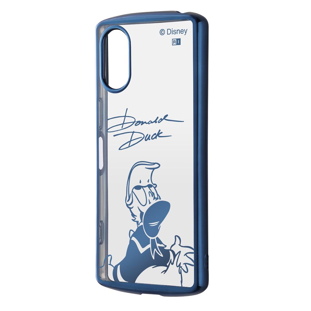 ドナルドダックサイン_メタリック 耐衝撃 TPUソフトケース METAMORU