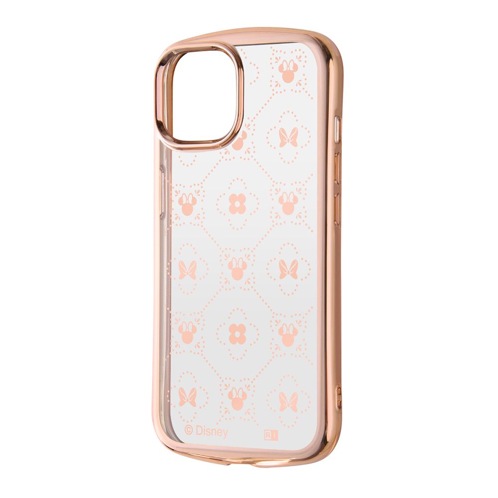 ミニーマウス総柄_メタリック 耐衝撃 TPUソフトケース METAMORU