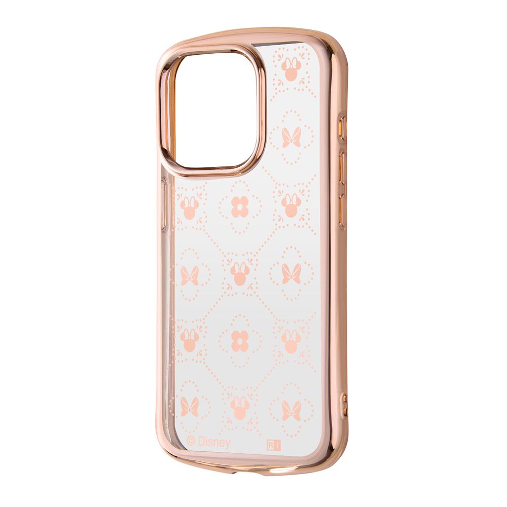 ミニーマウス総柄_メタリック 耐衝撃 TPUソフトケース METAMORU