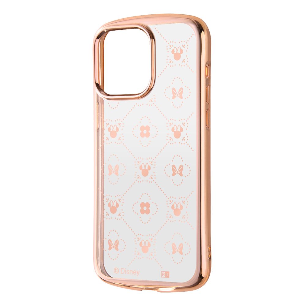 ミニーマウス総柄_メタリック 耐衝撃 TPUソフトケース METAMORU