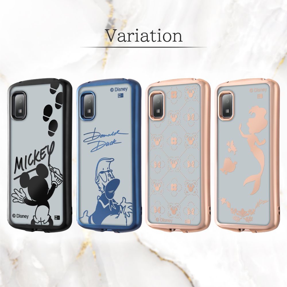 アリエル_メタリック 耐衝撃 TPUソフトケース METAMORU