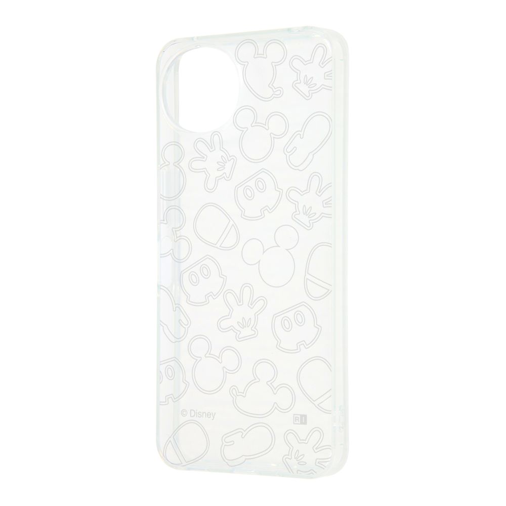 『ディズニーキャラクター』/TPUソフトケース キラキラ/ミッキーマウス