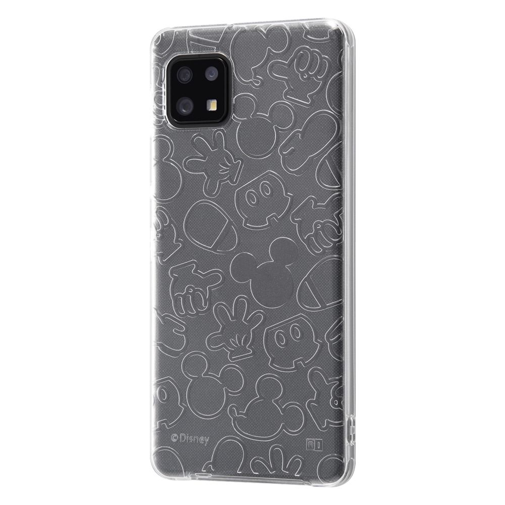 『ディズニーキャラクター』/TPUソフトケース キラキラ/ミッキーマウス