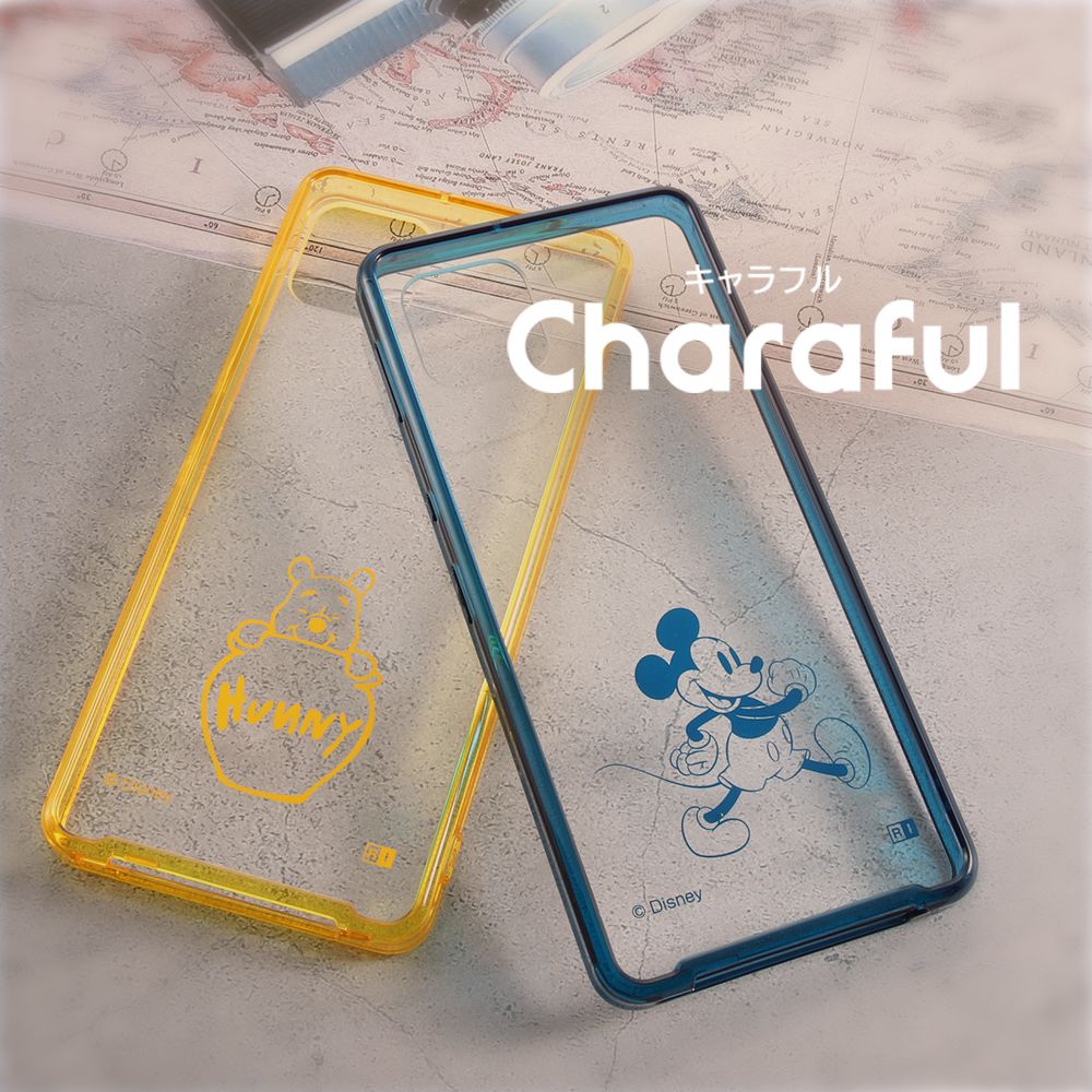 『ディズニーキャラクター』/ハイブリッドケース Charaful/プー