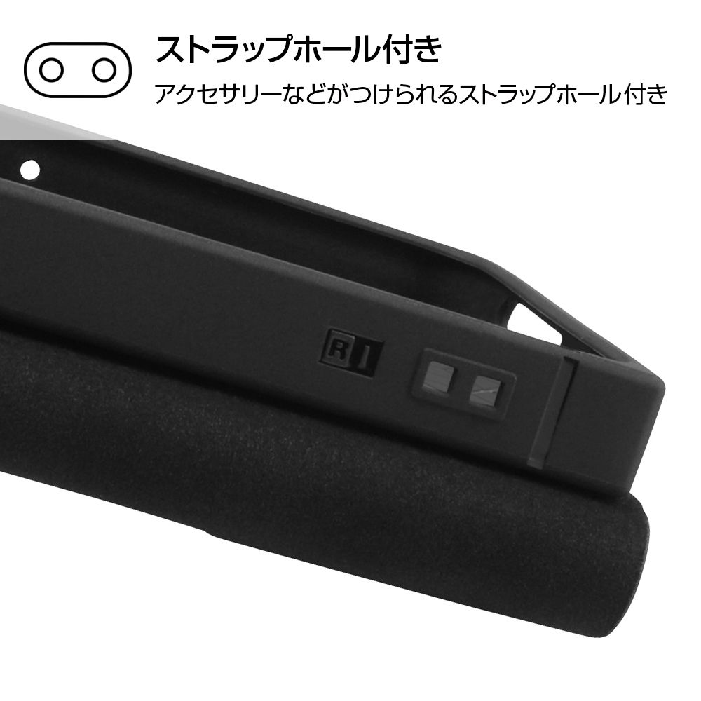 『ディズニーキャラクター』/耐衝撃 手帳型レザーケース  サイドマグネット/ミッキーマウス