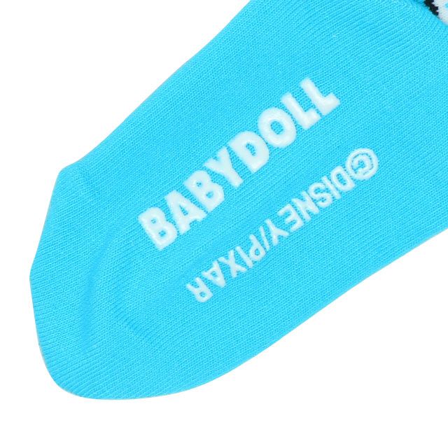 【ベビードール】モンスターズインク ソックスセット 8416 / サリー マイク ベビーサイズ キッズ くつ下 靴下 3足セット 3足組み 3点セット 10-13cm・13-15cm滑り止め付き