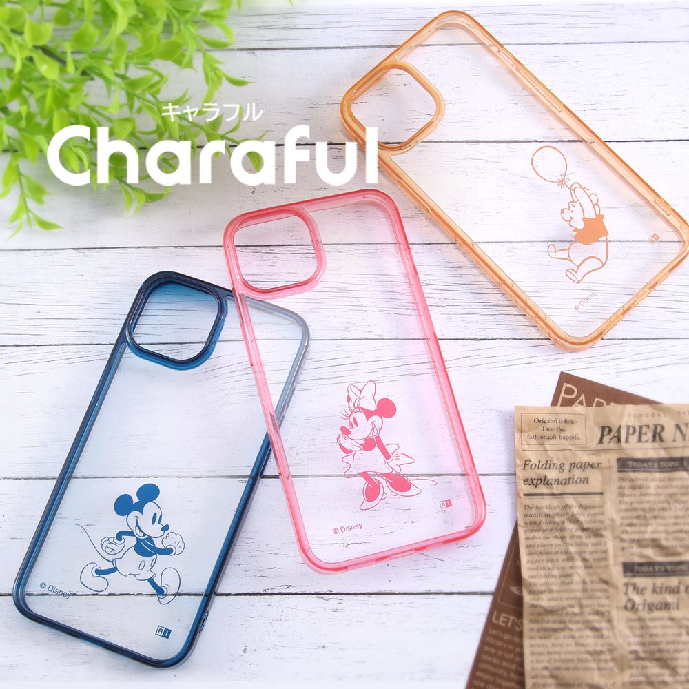『ディズニーキャラクター』/ハイブリッドケース Charaful/プー
