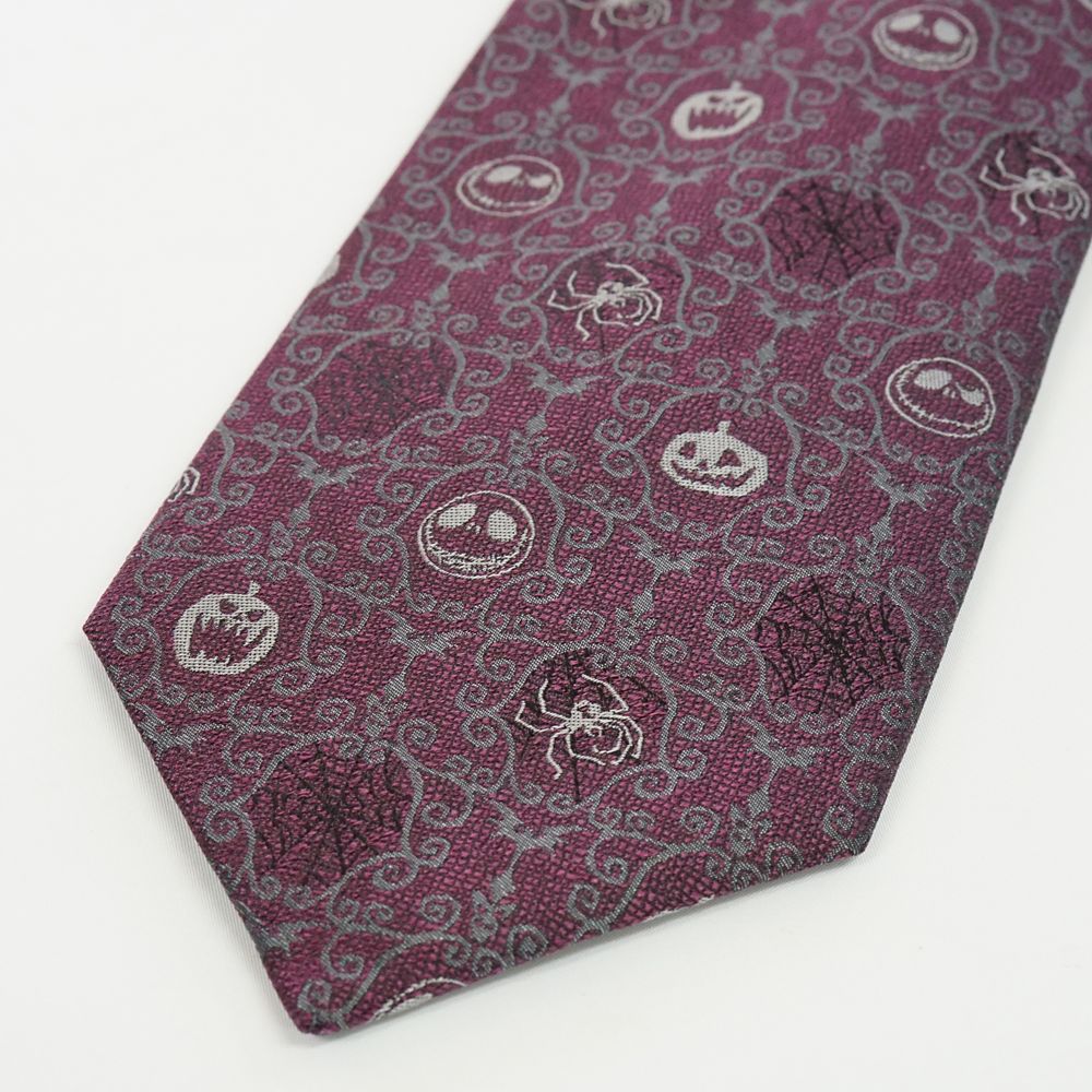 ディズニー／ネクタイ 　(ナイトメア―・ビフォア・クリスマス　ジャック柄)