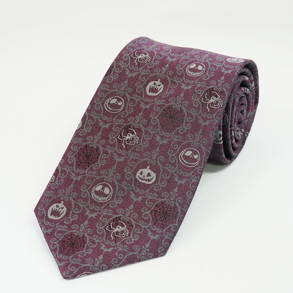 ディズニー／ネクタイ 　(ナイトメア―・ビフォア・クリスマス　ジャック柄)