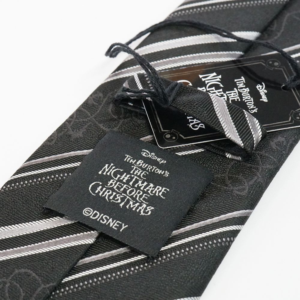 ディズニー／ネクタイ 　(ナイトメア―・ビフォア・クリスマス　ストライプ柄)