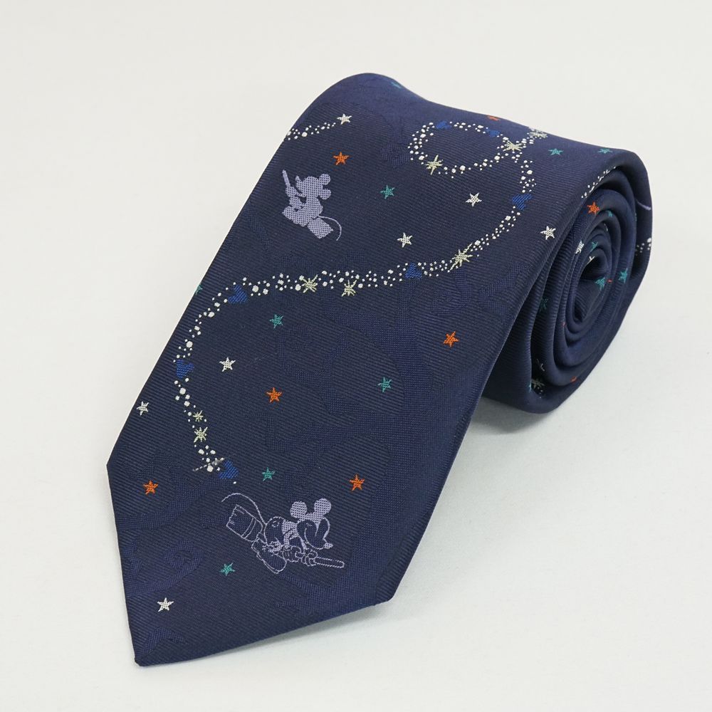 ディズニー／ネクタイ・ハロウィン 柄(星とホウキ）