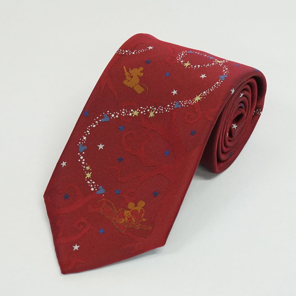 ディズニー／ネクタイ・ハロウィン 柄(星とホウキ）
