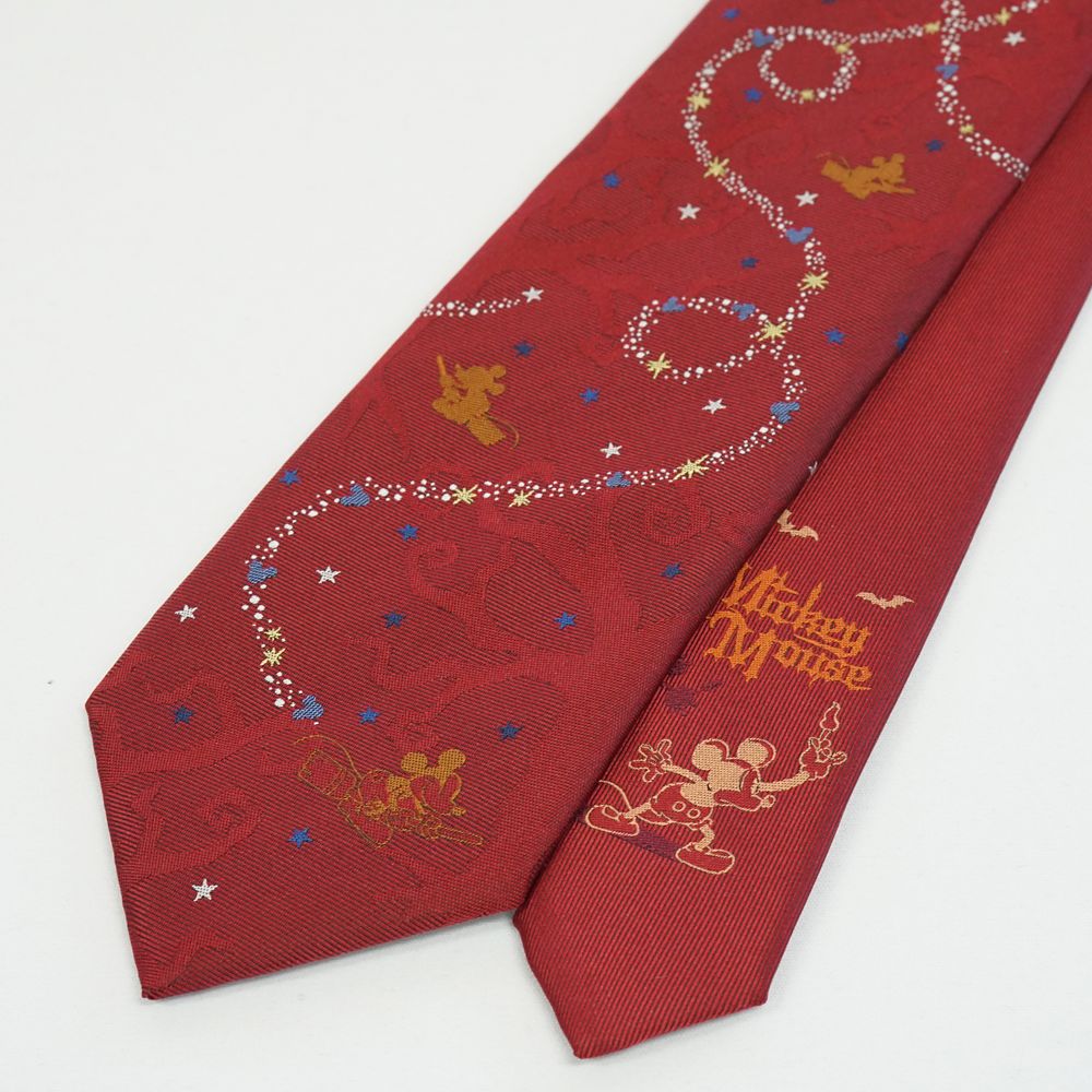 ディズニー／ネクタイ・ハロウィン 柄(星とホウキ）