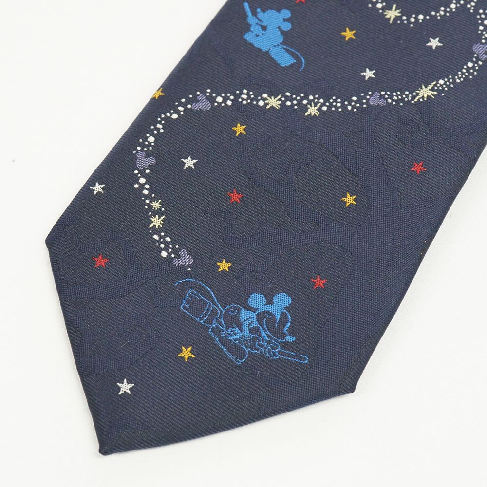 ディズニー／ネクタイ・ハロウィン 柄(星とホウキ）