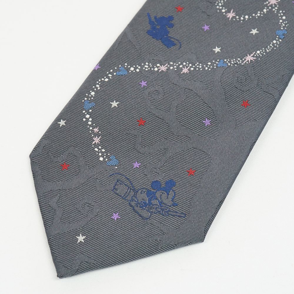 ディズニー／ネクタイ・ハロウィン 柄(星とホウキ）