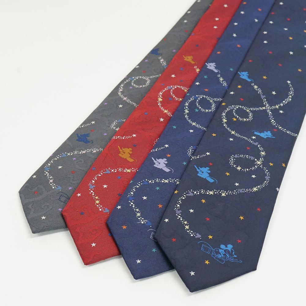 ディズニー／ネクタイ・ハロウィン 柄(星とホウキ）