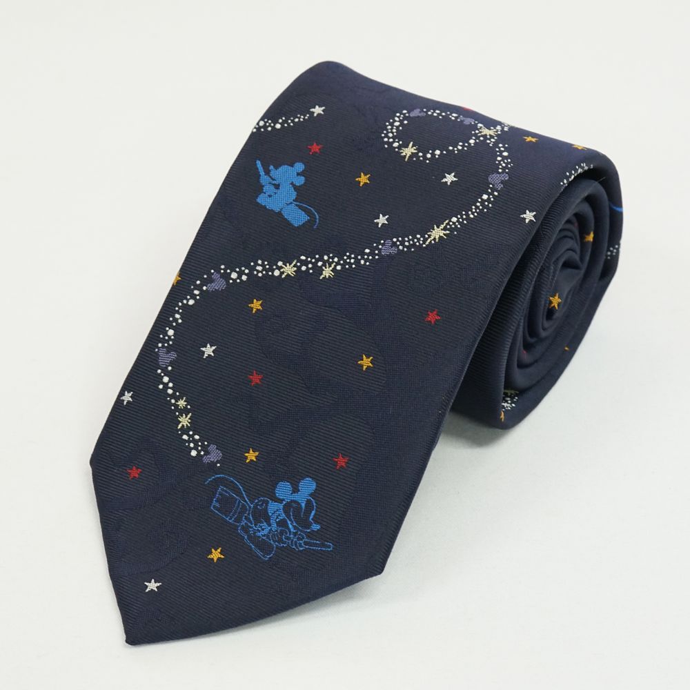 ディズニー／ネクタイ・ハロウィン 柄(星とホウキ）
