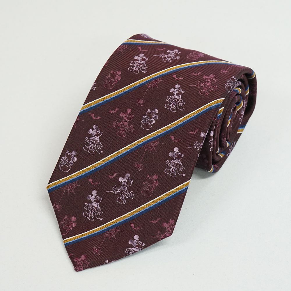 ディズニー／ネクタイ・ハロウィン 柄（ストライプ）
