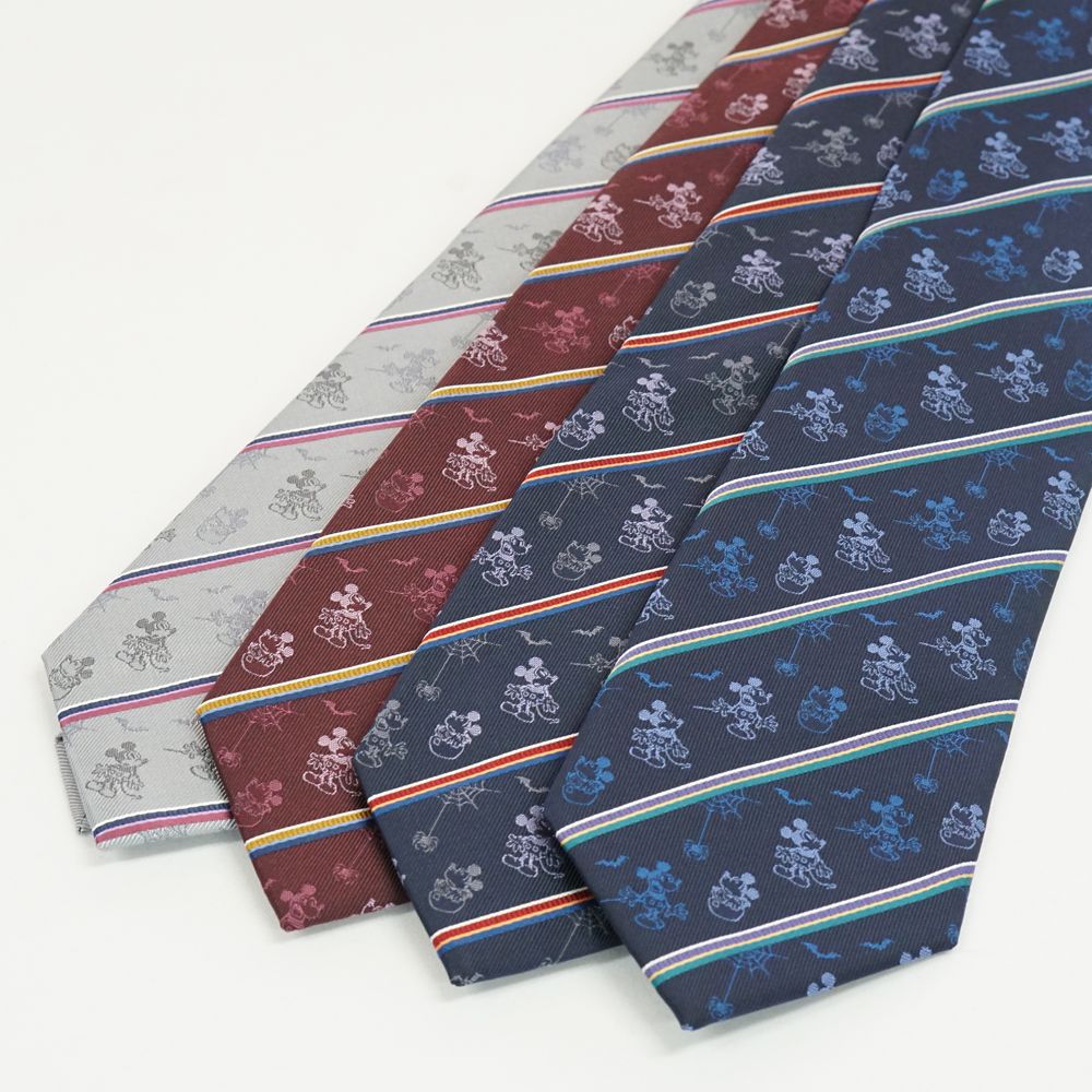 ディズニー／ネクタイ・ハロウィン 柄（ストライプ）