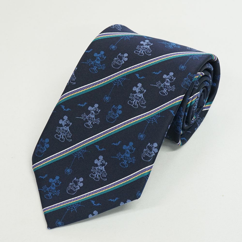 ディズニー／ネクタイ・ハロウィン 柄（ストライプ）