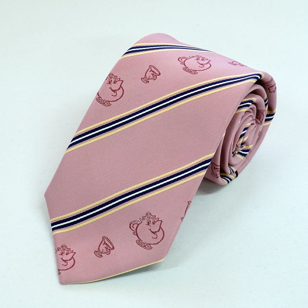 ディズニー／ネクタイ 　(美女と野獣　ストライプ柄)