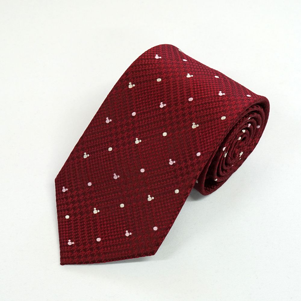 ディズニー／ネクタイ・グレンチェック柄