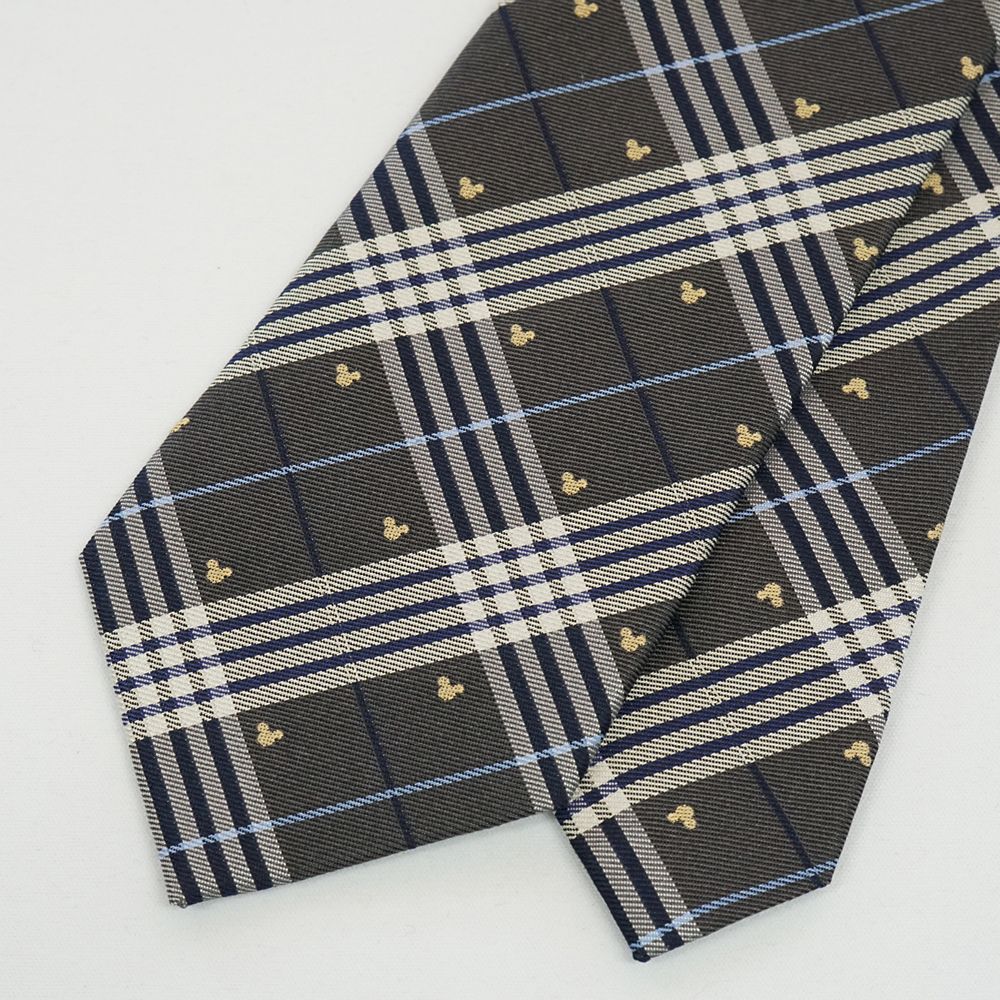 ディズニー／ネクタイ・チェック柄