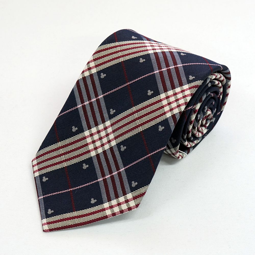 ディズニー／ネクタイ・チェック柄