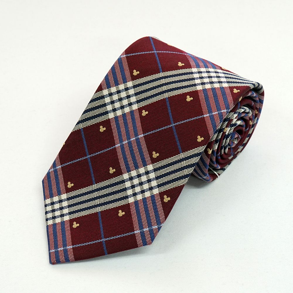 ディズニー／ネクタイ・チェック柄