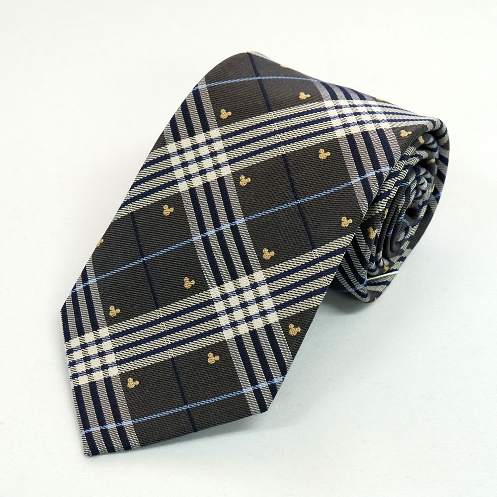 ディズニー／ネクタイ・チェック柄