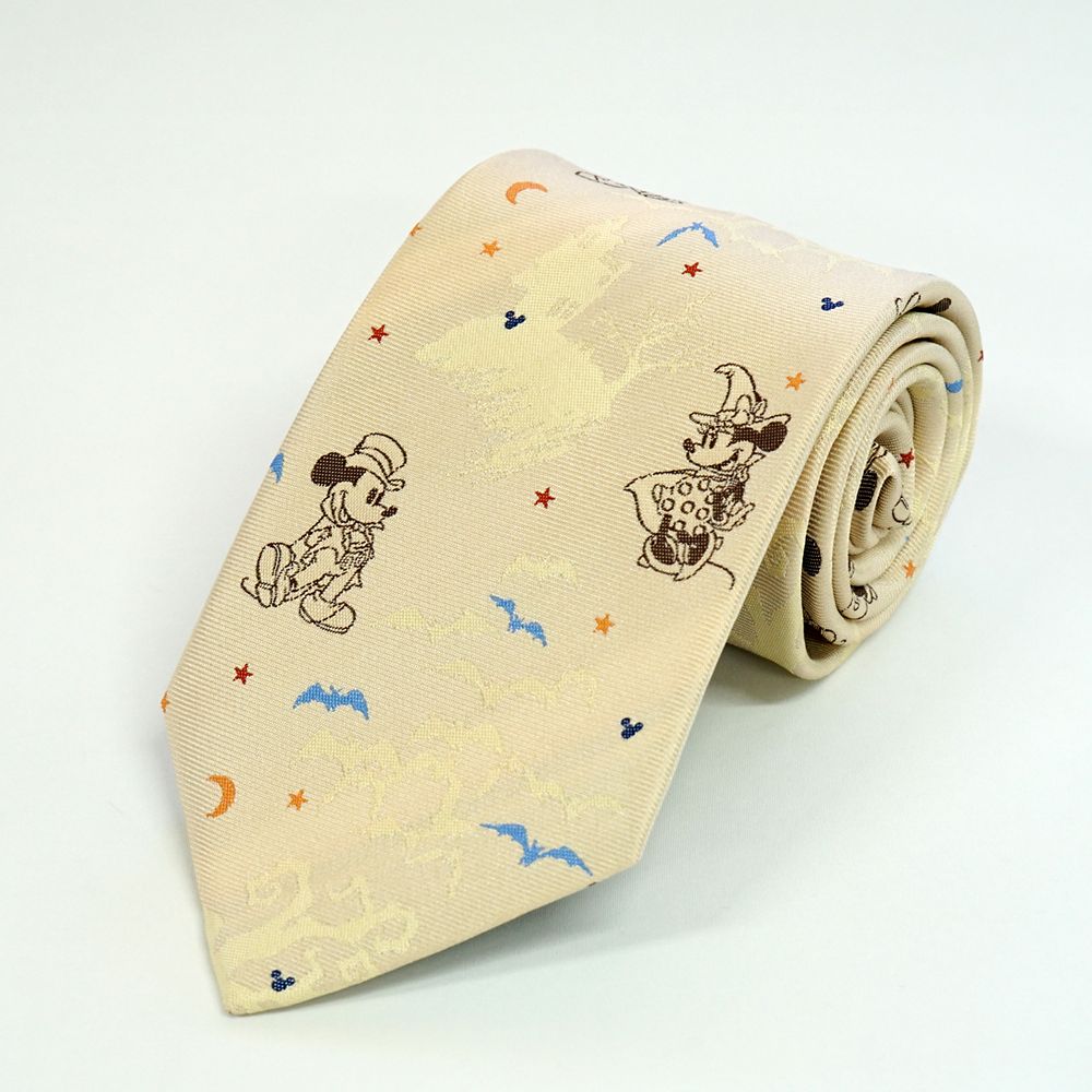 ディズニー／ネクタイ（ハロウィン・コウモリ柄）