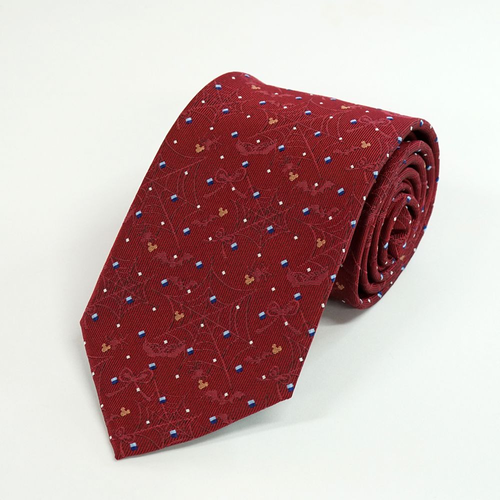 ディズニー／ネクタイ（ハロウィン・クモの巣柄）