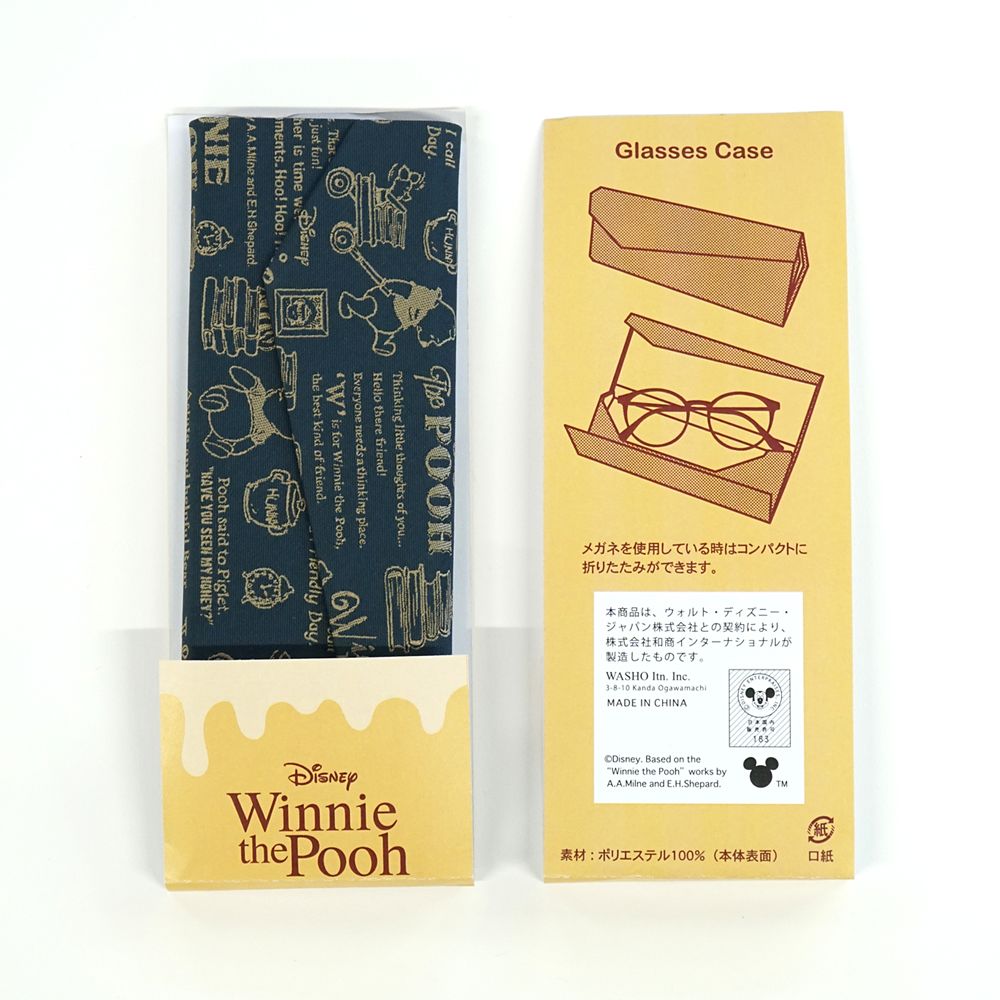 ディズニー／メガネケース（くまのプーさん柄）