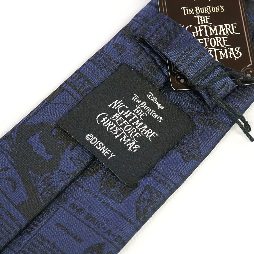 ディズニー／ネクタイ 　(ナイトメアー・ビフォア・クリスマス　ヴァンパイアテディ柄)