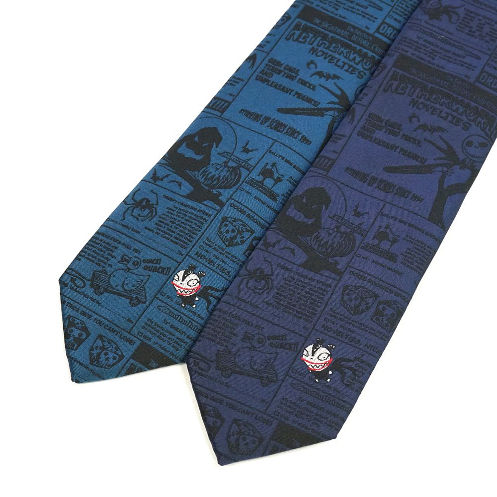 ディズニー／ネクタイ 　(ナイトメアー・ビフォア・クリスマス　ヴァンパイアテディ柄)