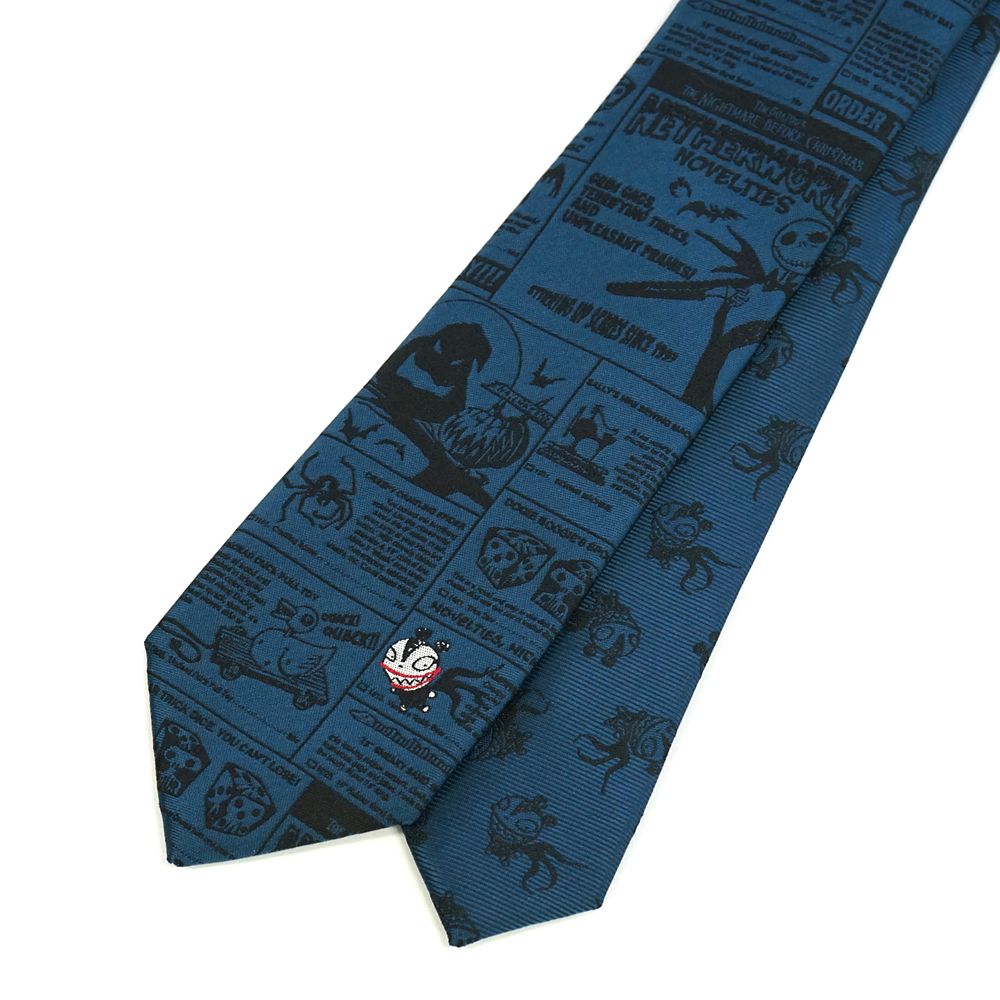 ディズニー／ネクタイ 　(ナイトメアー・ビフォア・クリスマス　ヴァンパイアテディ柄)