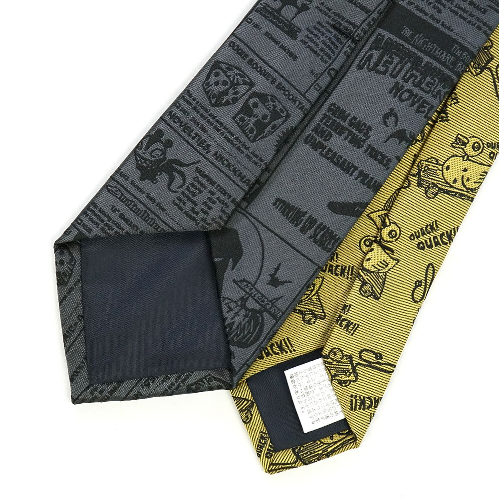 ディズニー／ネクタイ 　(ナイトメアー・ビフォア・クリスマス　キラーダック柄)