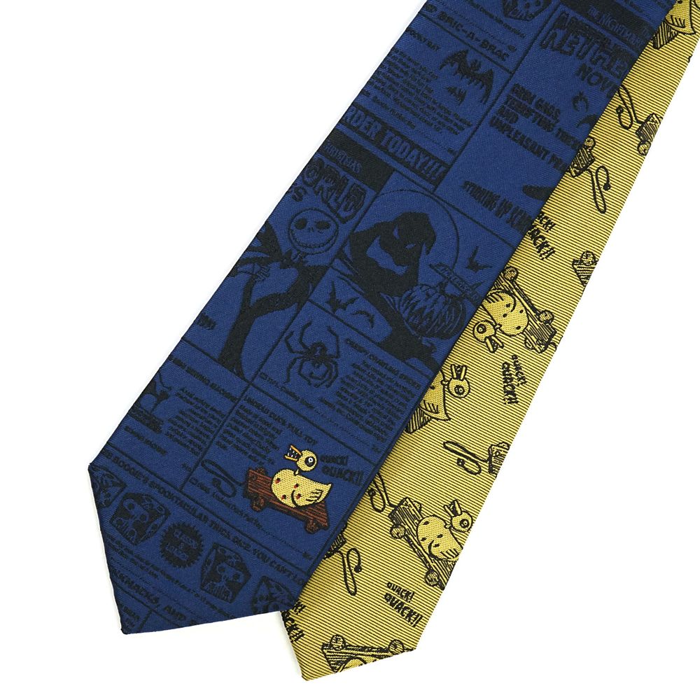 ディズニー／ネクタイ 　(ナイトメアー・ビフォア・クリスマス　キラーダック柄)