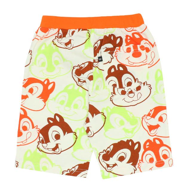 【ベビードール】チップ デール カラフル総柄ハーフパンツ 8473K (トップス別売) / ベビーサイズ キッズ ボトムス ショートパンツ 短パン 半ズボン 部屋着 ルームウェア リラックスウェア 天竺素材