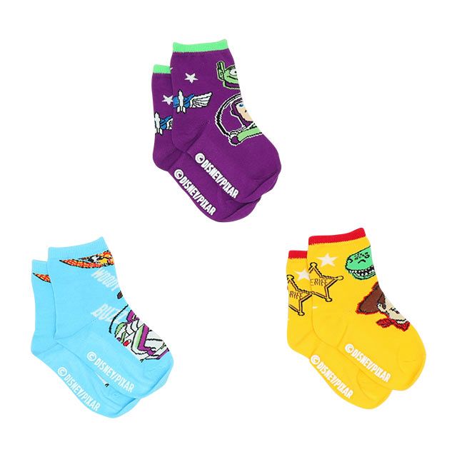 【ベビードール】トイストーリー クルーソックスセット 8495