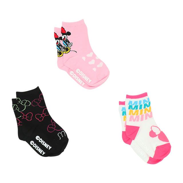 【ベビードール】ミニー クルーソックスセット 8496