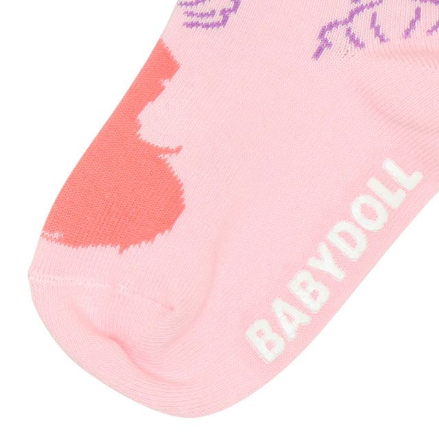 【ベビードール】アリエル プリンセス / クルーソックスセット 8497 / ベビーサイズ キッズ くつ下 靴下 3足セット 3足組み 3点セット 13-16cm滑り止め付き