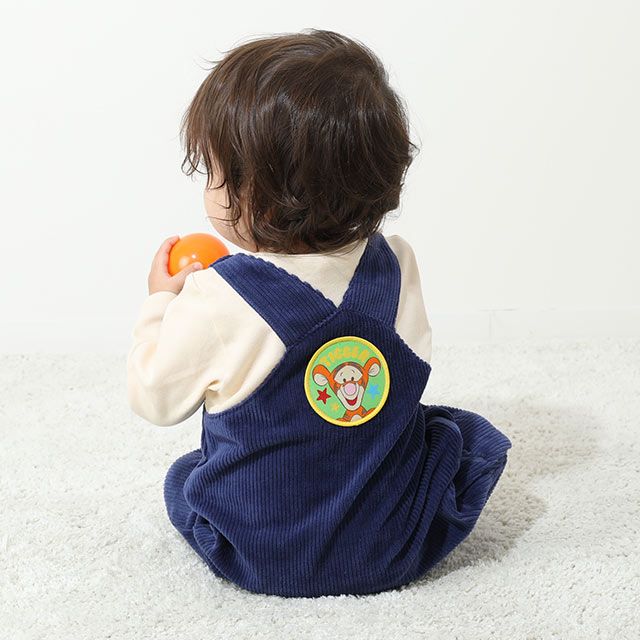 【ベビードール】プー サロペットロンパース 8523B